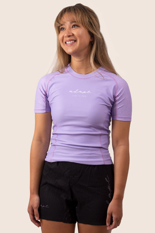 Women's Paisley Edition Rashguard - Lilac R#011